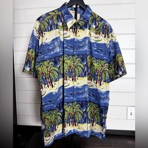 Kahala Hawaiian Islands Men’s XL 100% Cotton Aloha Shirt – Handcrafted in Hawaii